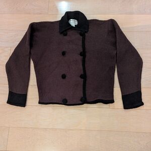 Vintage 60s WondraWool By Knitting Needles Jacket